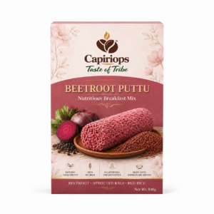 Home beetroot puttu
